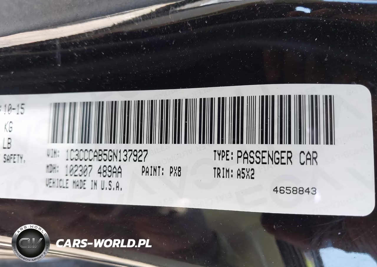 2016 Chrysler 200 Limited VIN:1C3CCCAB5GN137927 - 9