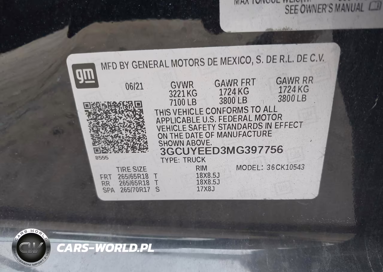 2021 Chevrolet Silverado 1500 Rst VIN:3GCUYEED3MG397756 - 9