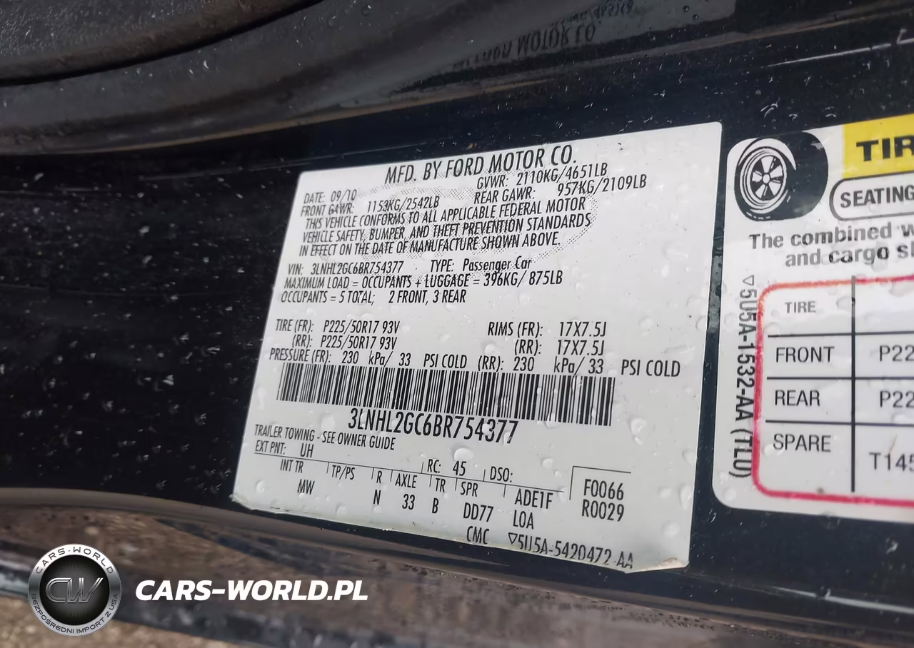 2011 Lincoln Mkz VIN:3LNHL2GC6BR754377 - 9