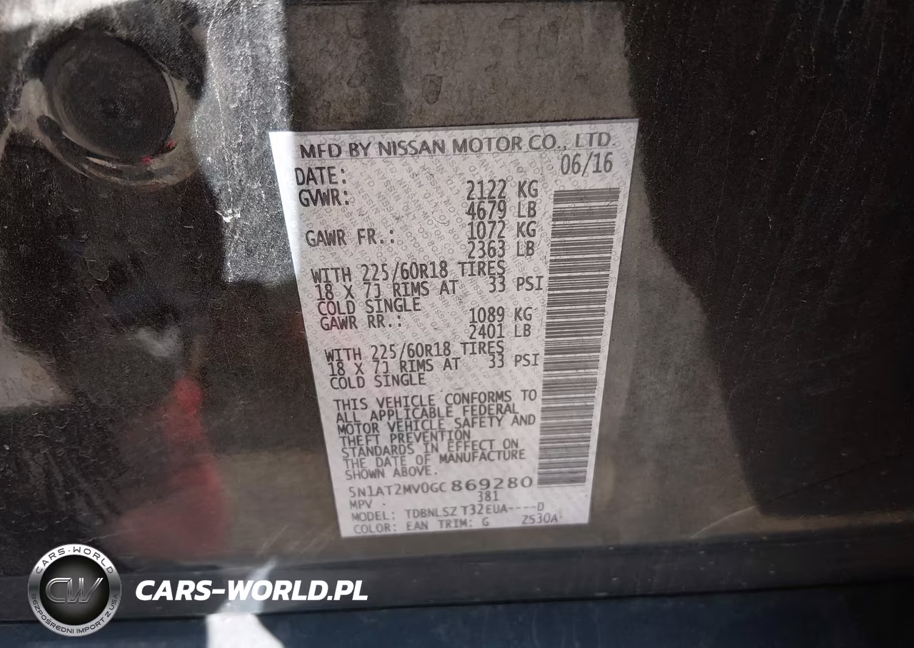 2016 Nissan Rogue Sl VIN:5N1AT2MV0GC869280 - 9