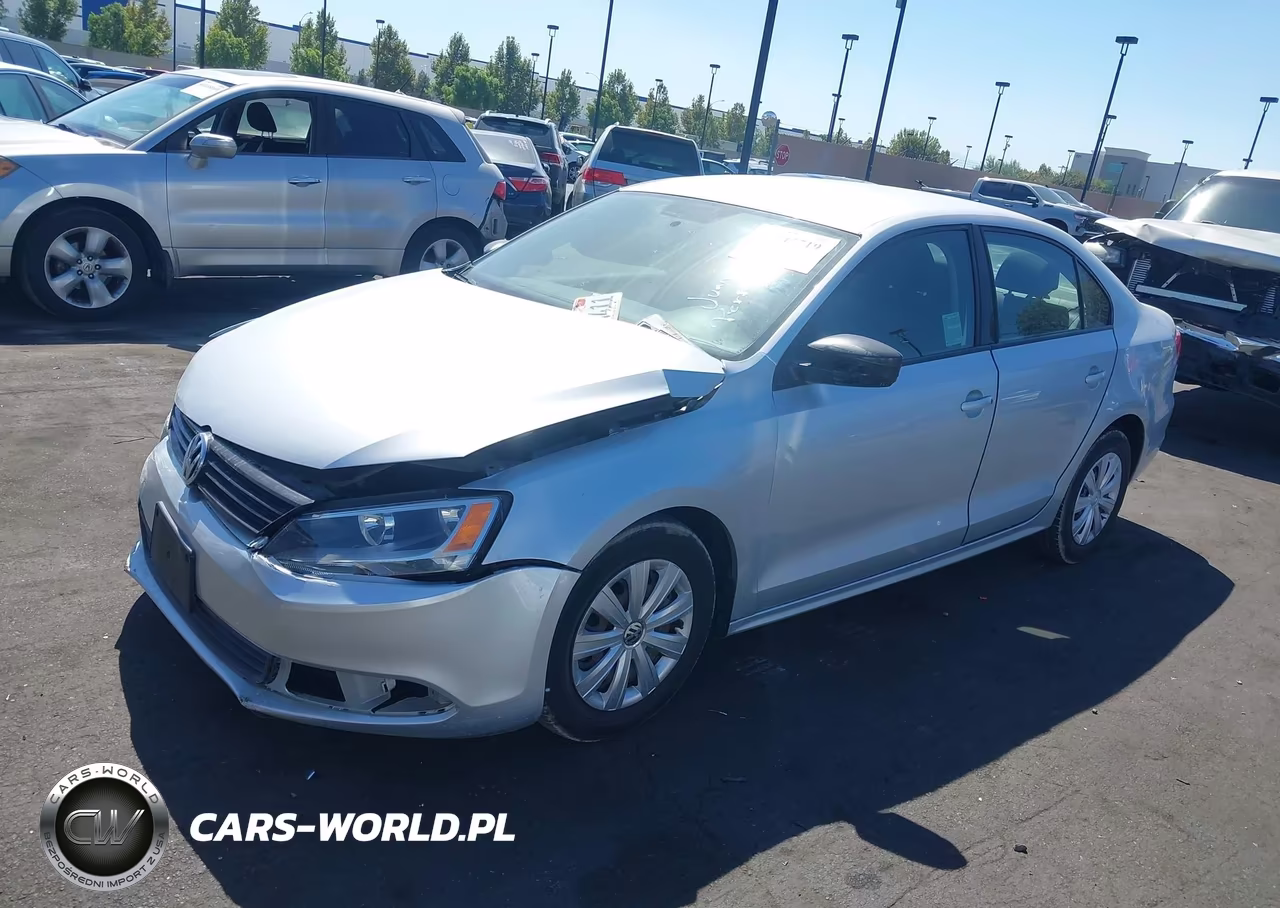 2012 Volkswagen Jetta 2.0L S VIN:3VW2K7AJ8CM308681 - 2