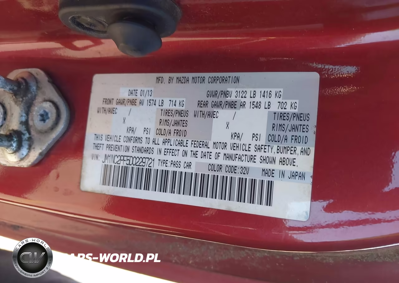 2013 Mazda Mx-5 Miata Grand Touring VIN:JM1NC2PF5D0229721 - 9