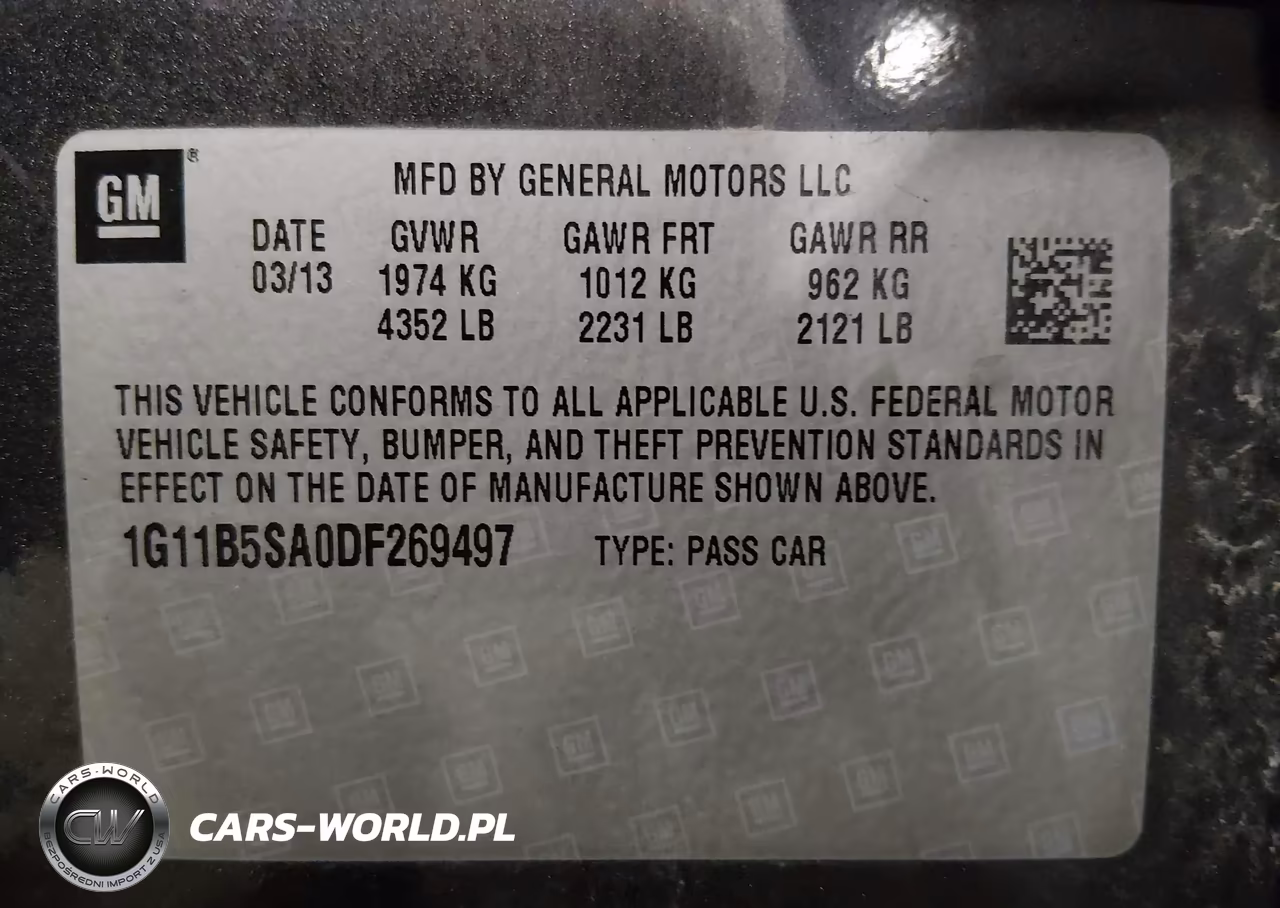 2013 Chevrolet Malibu 1Ls VIN:1G11B5SA0DF269497 - 9