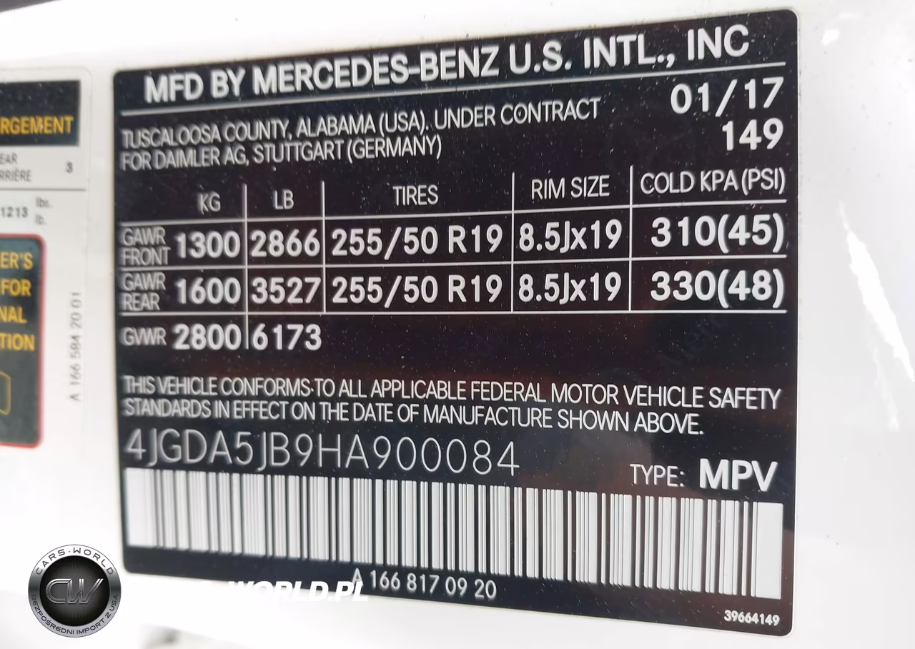 2017 Mercedes-Benz Gle 350 VIN:4JGDA5JB9HA900084 - 9
