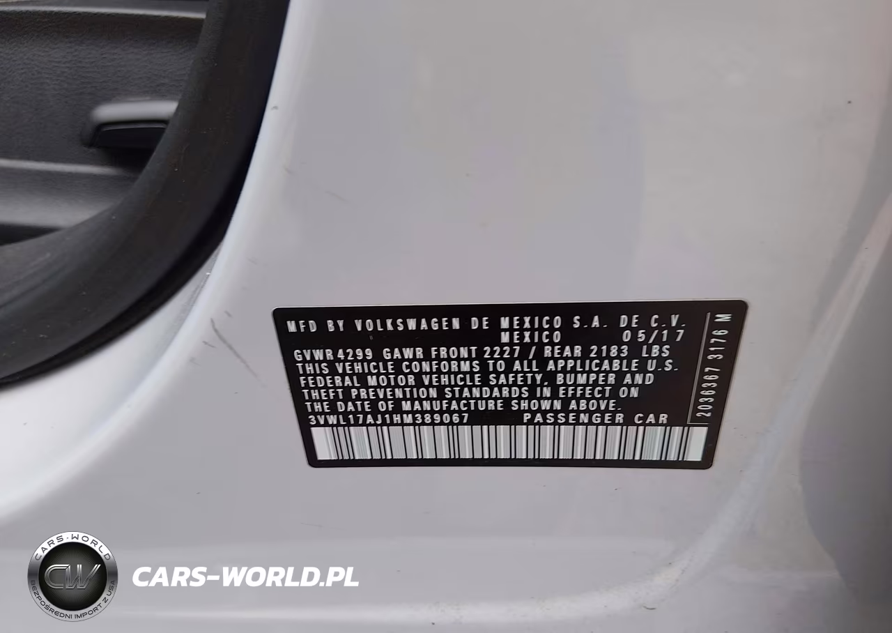 2017 Volkswagen Jetta 1.8T Sel-1.8T Sel Premium VIN:3VWL17AJ1HM389067 - 9