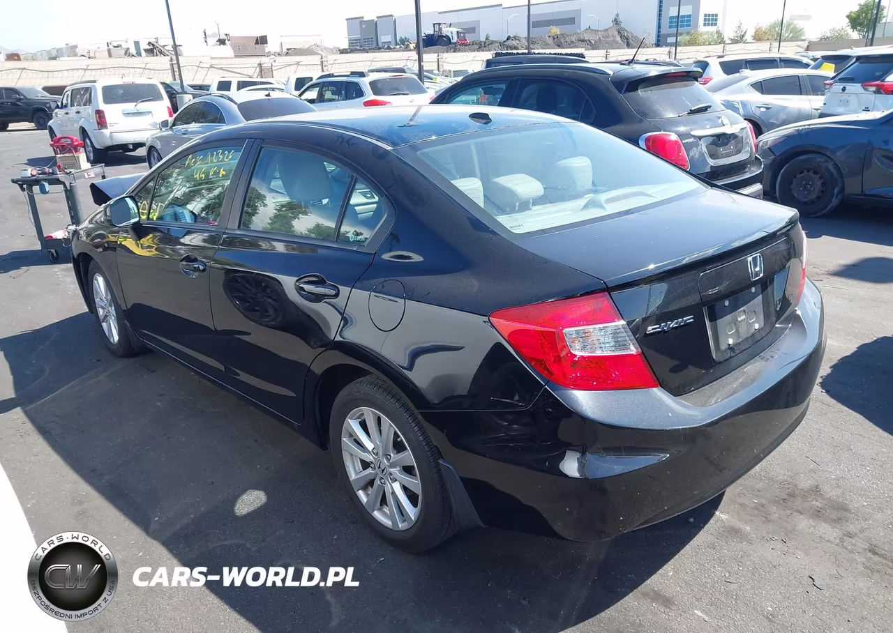 2012 Honda Civic Ex-L VIN:19XFB2F9XCE331847 - 3