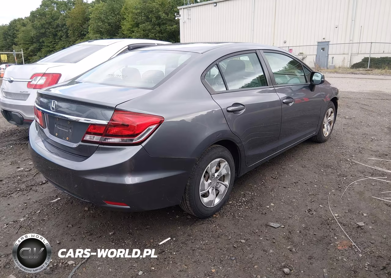 2013 Honda Civic Lx VIN:19XFB2F52DE017253 - 4