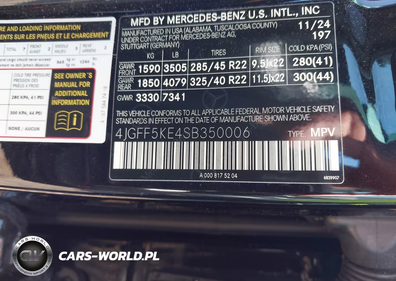 2025 Mercedes-Benz Gls 450 4Matic VIN:4JGFF5KE4SB350006 - 9