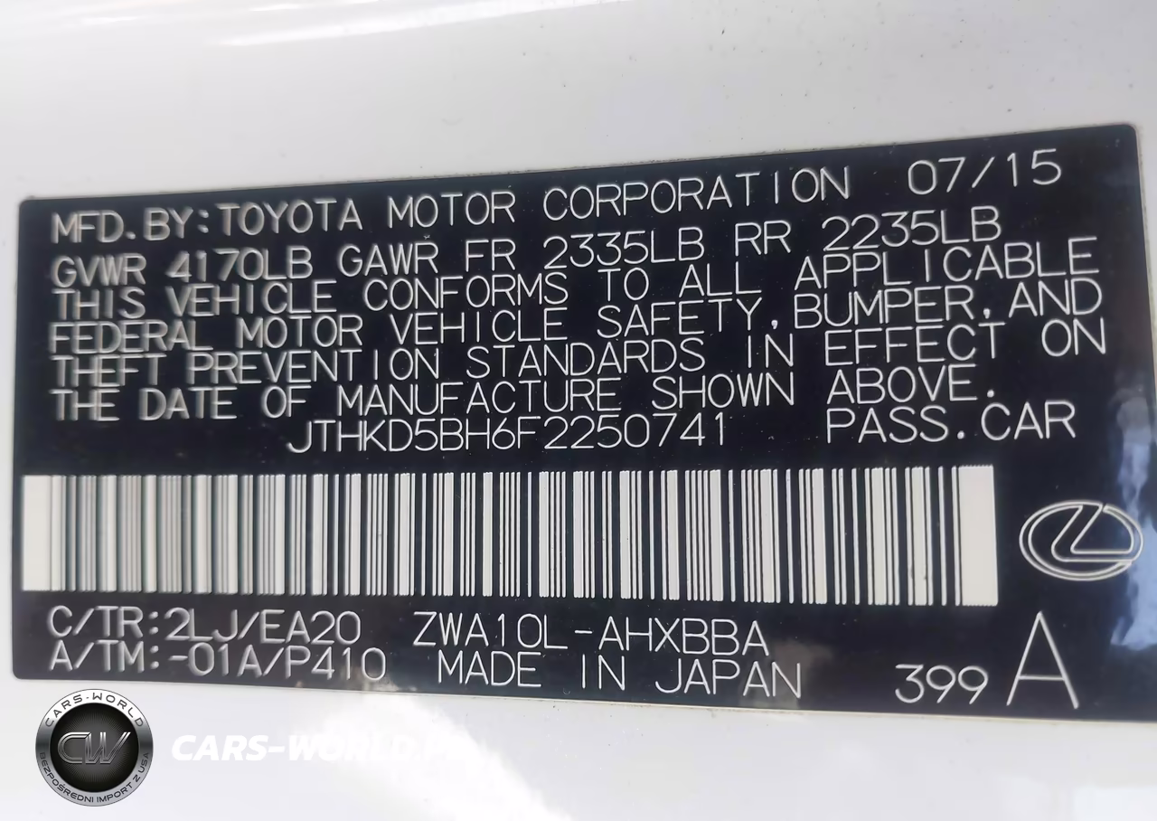 2015 Lexus Ct 200H VIN:JTHKD5BH6F2250741 - 9