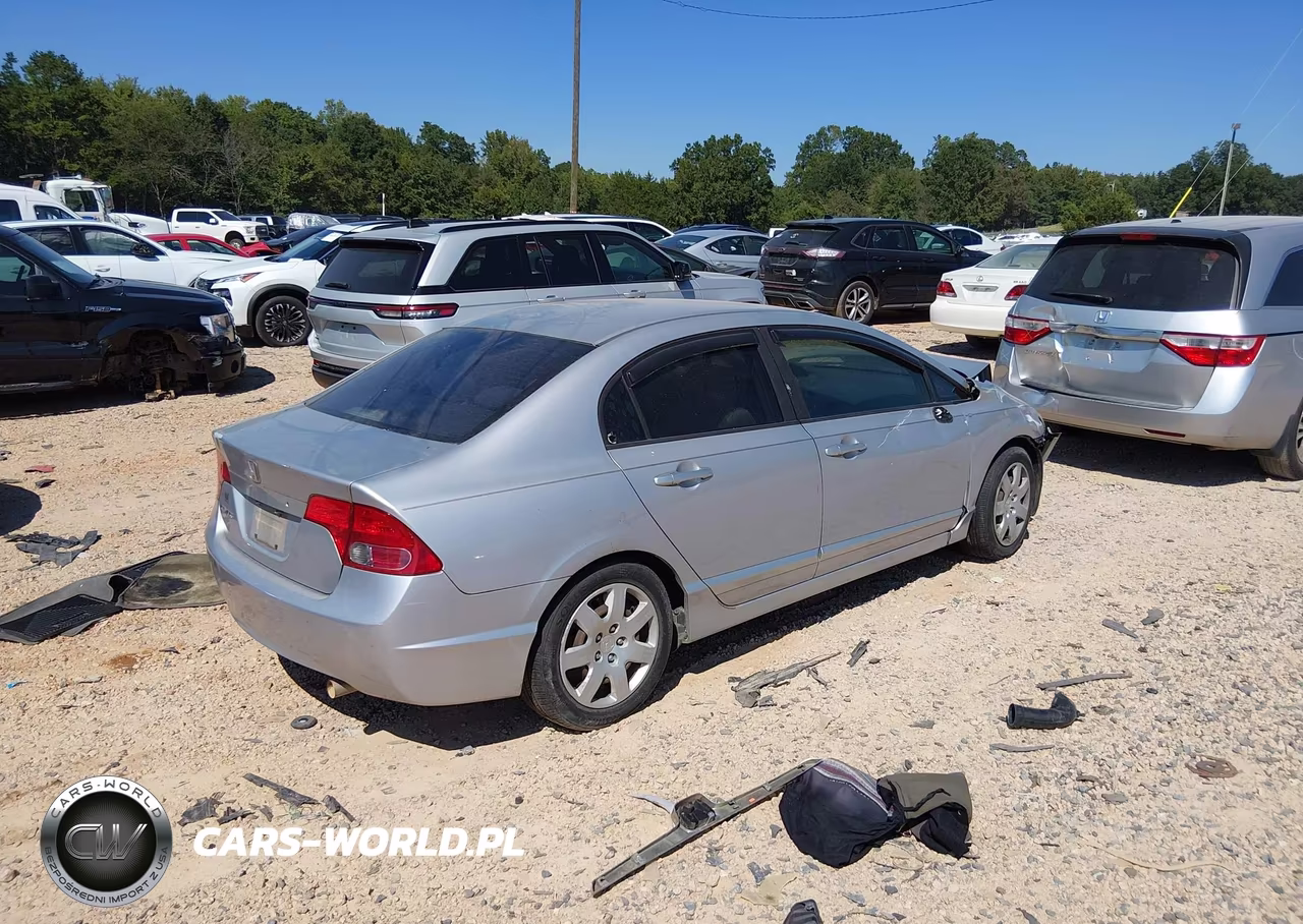 2008 Honda Civic Lx VIN:1HGFA16568L033001 - 4
