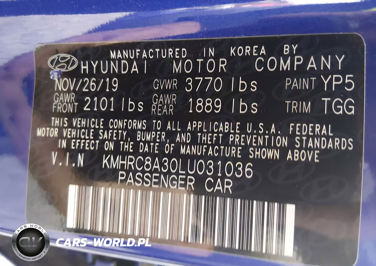 2020 Hyundai Venue Sel VIN:KMHRC8A30LU031036 - 9