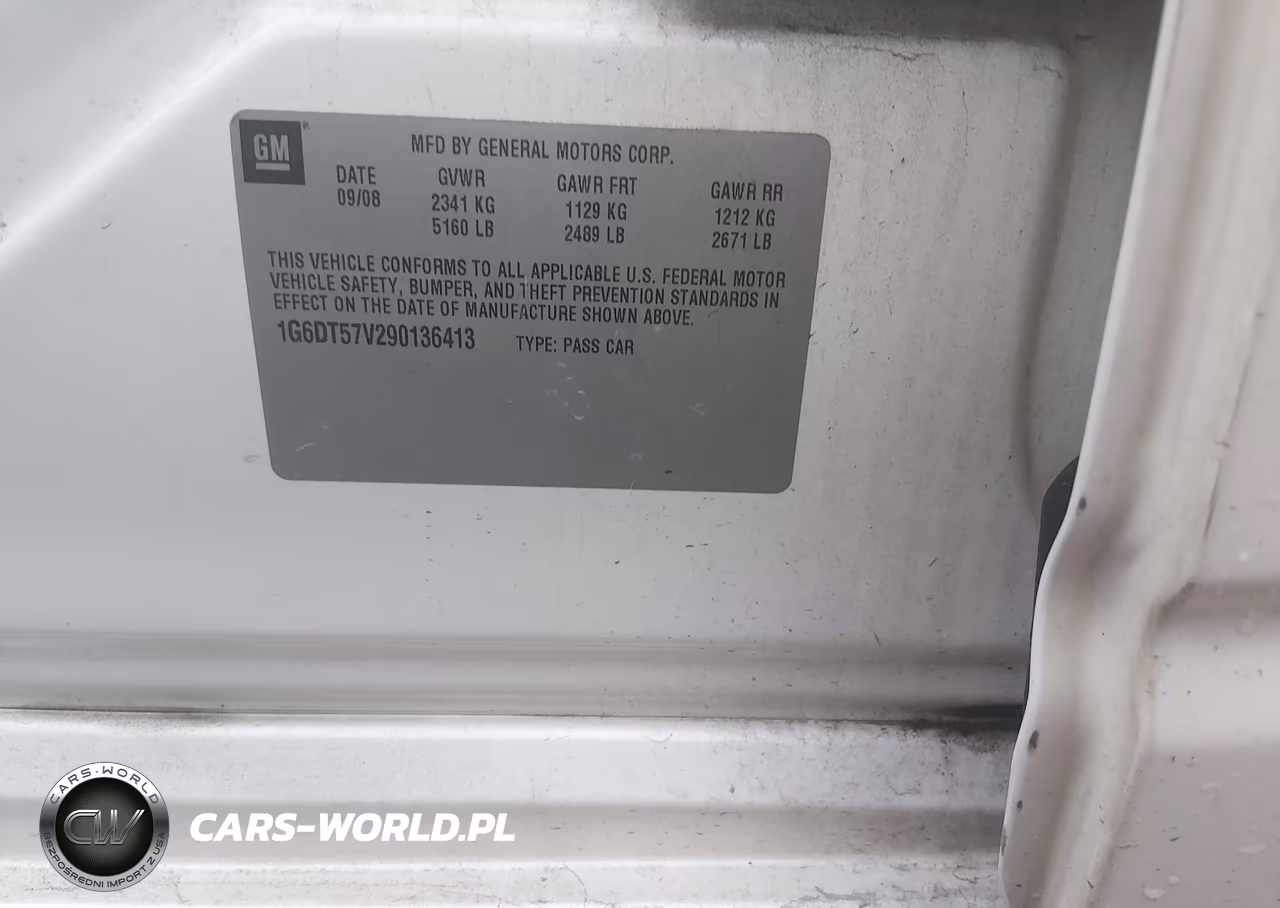 2009 Cadillac Cts Standard VIN:1G6DT57V290136413 - 9