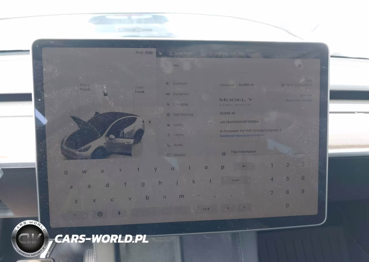 2024 Tesla Model Y Long Range Single Motor Rear-Wheel Drive-Rwd VIN:7SAYGDED1RF168894 - 17