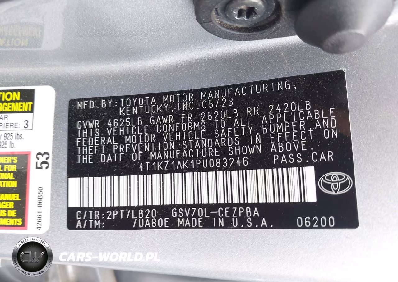 2023 Toyota Camry Xse V6 VIN:4T1KZ1AK1PU083246 - 9