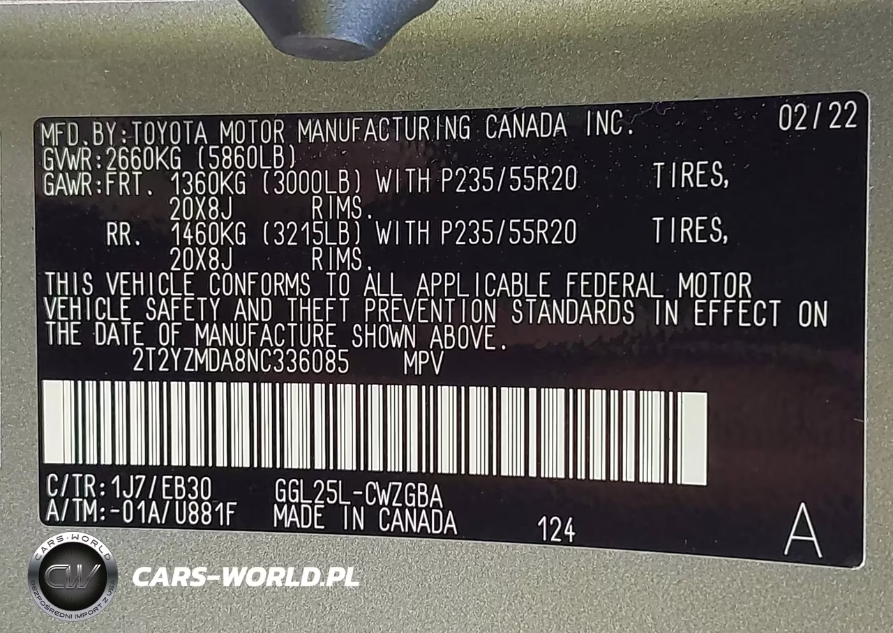 2022 Lexus Rx 350 F Sport Handling VIN:2T2YZMDA8NC336085 - 9