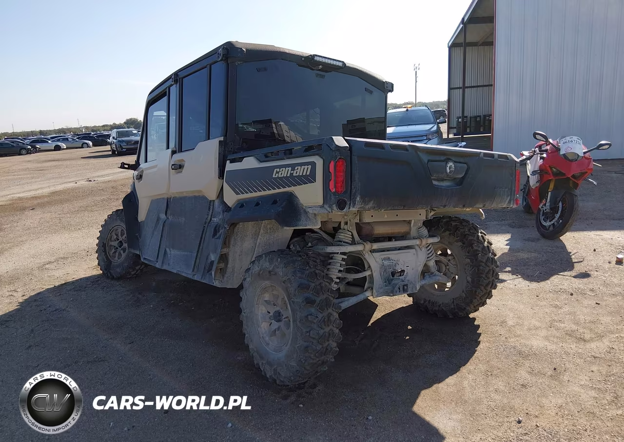 2025 Can-Am Defender Max Limited Cab Hd10-Lone Star Hd10 VIN:3JBUUAX44SK000294 - 3