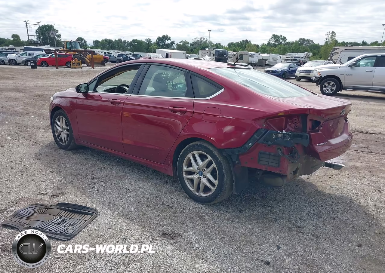 2013 Ford Fusion Se VIN:3FA6P0H74DR113114 - 3