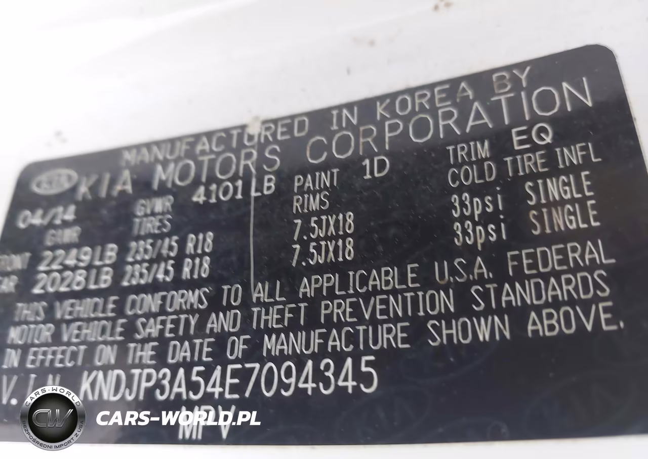2014 Kia Soul + VIN:KNDJP3A54E7094345 - 9