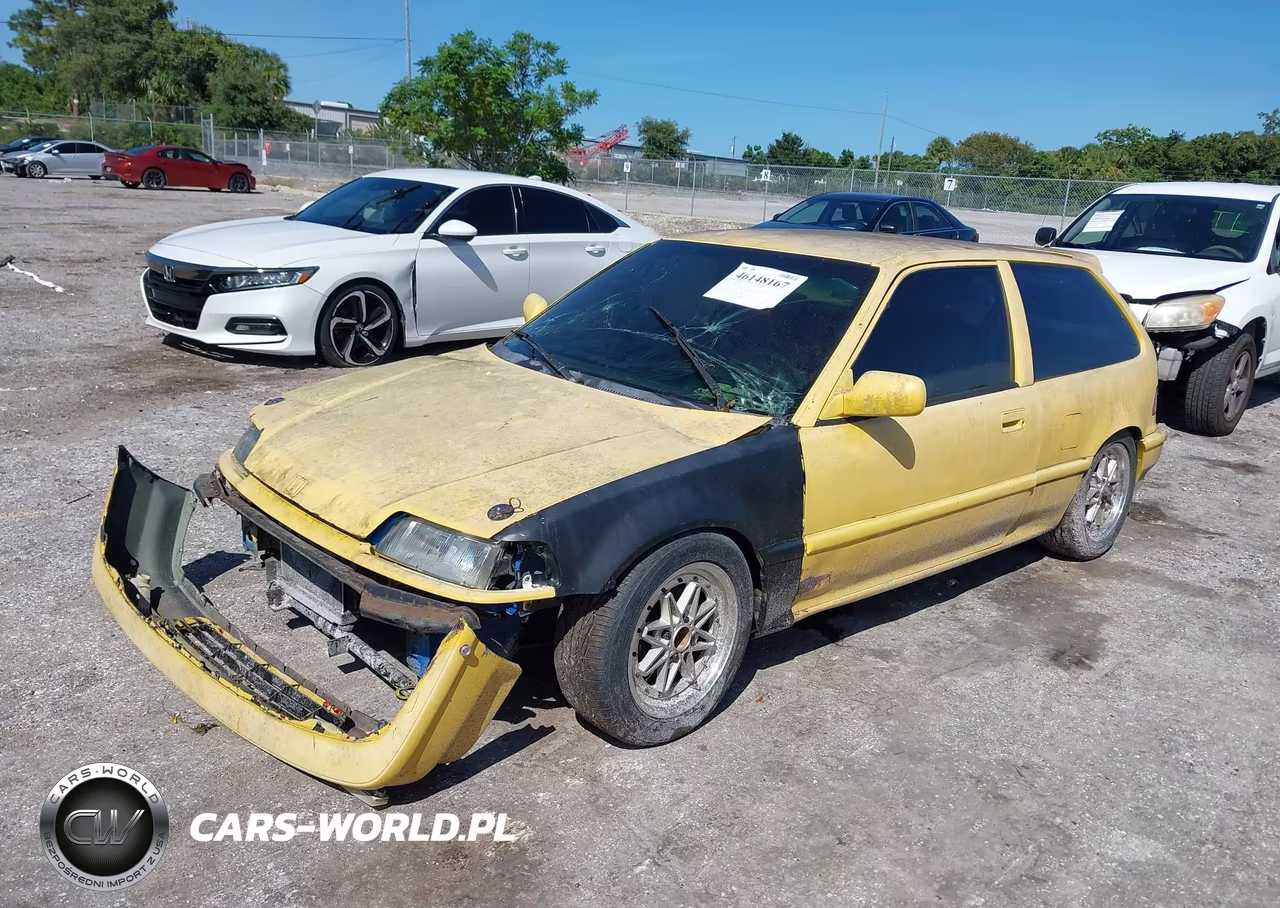 1991 Honda Civic Dx VIN:2HGED6350MH566019 - 2