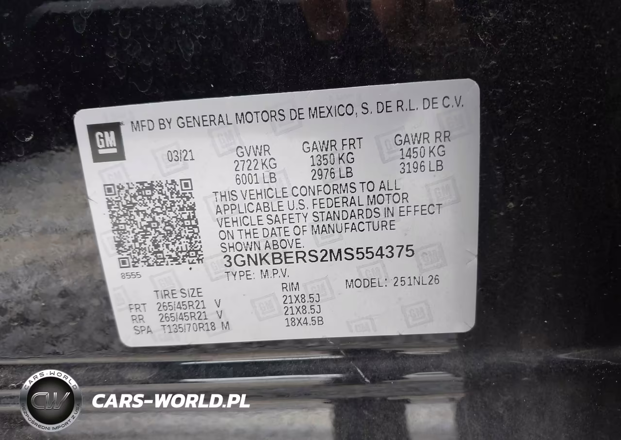 2021 Chevrolet Blazer Fwd Rs VIN:3GNKBERS2MS554375 - 9