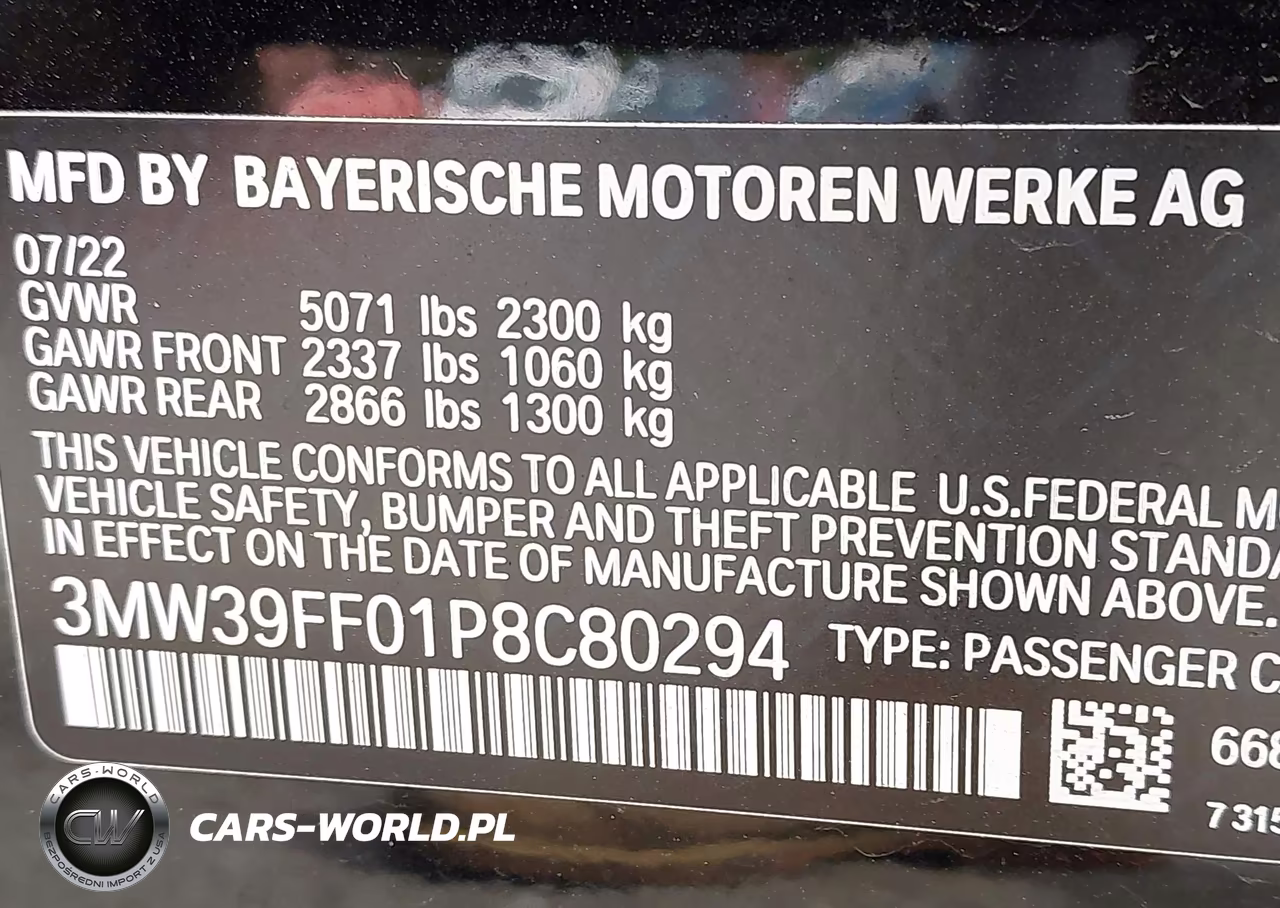 2023 BMW 330E VIN:3MW39FF01P8C80294 - 9