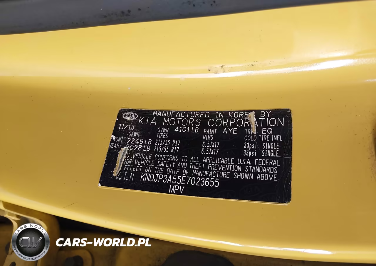 2014 Kia Soul + VIN:KNDJP3A55E7023655 - 9