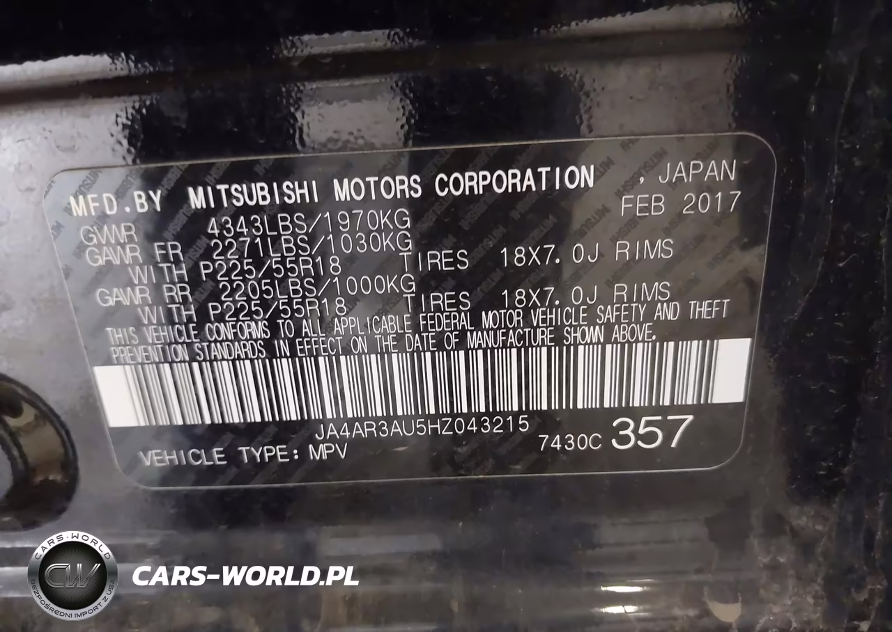 2017 Mitsubishi Outlander Sport 2.0 Es-2.0 Le VIN:JA4AR3AU5HZ043215 - 9