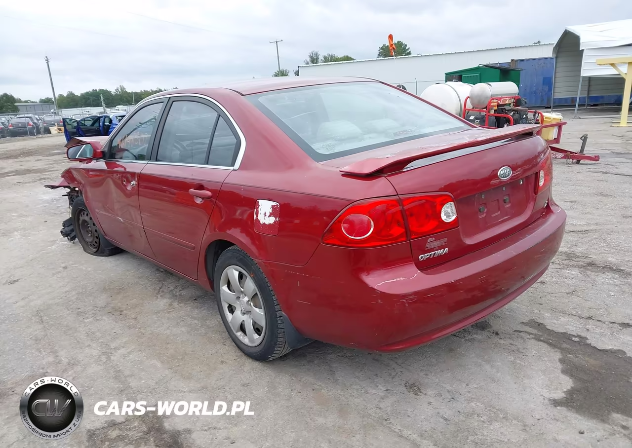 2008 Kia Optima Lx VIN:KNAGE123085256972 - 3