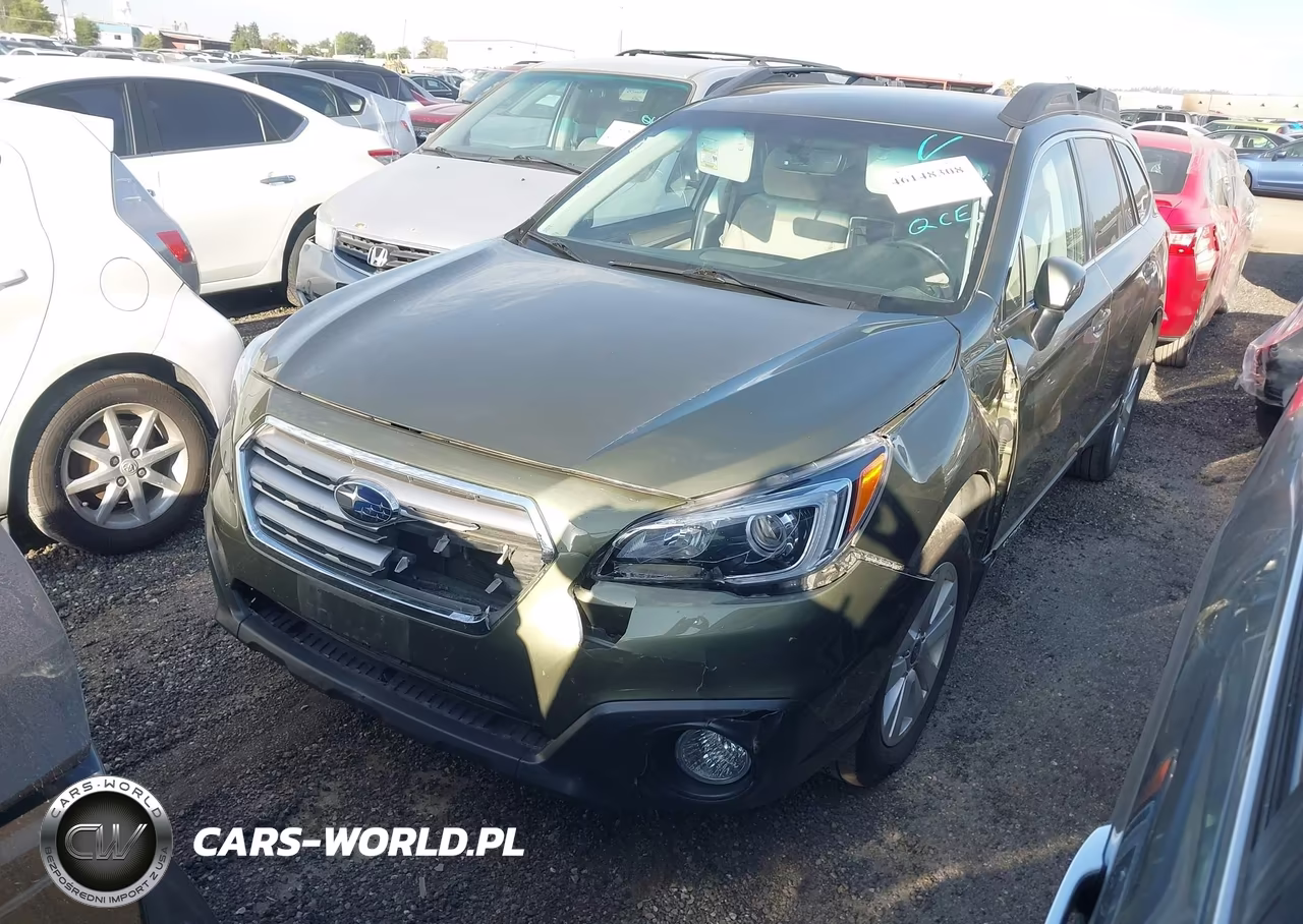 2017 Subaru Outback 2.5I Premium VIN:4S4BSACC6H3308102 - 2