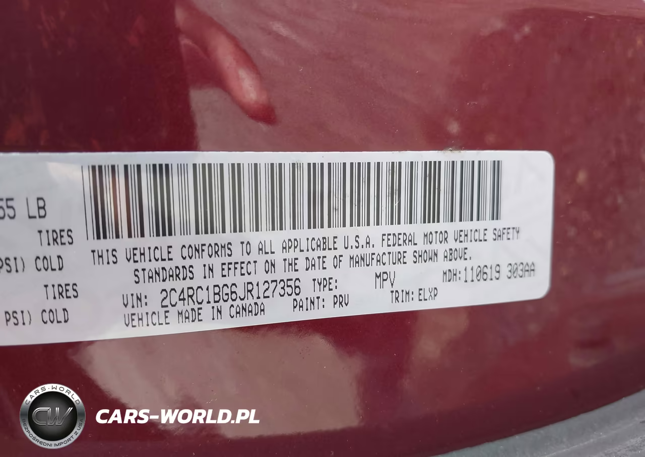 2018 Chrysler Pacifica Touring L VIN:2C4RC1BG6JR127356 - 9