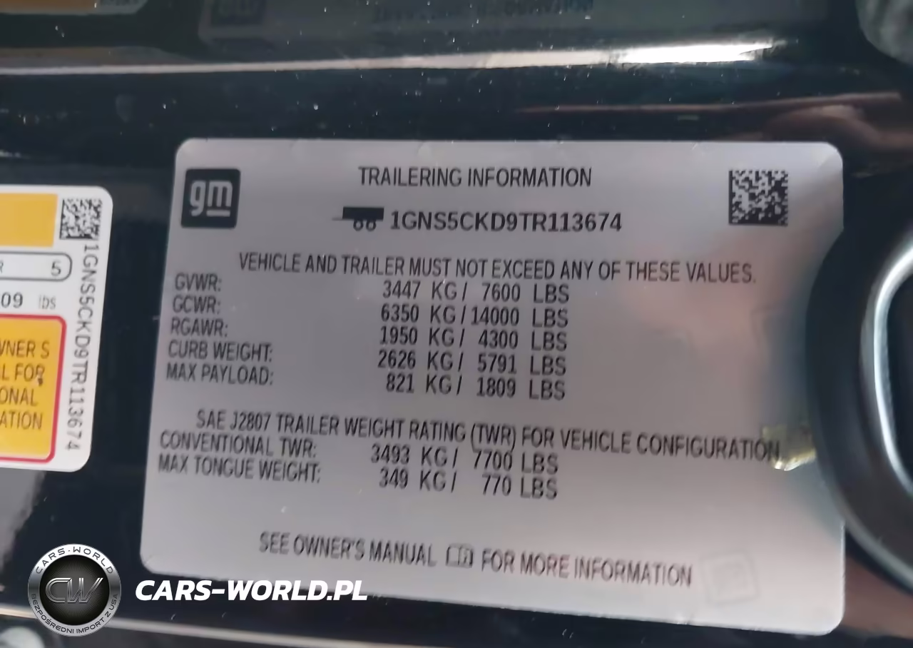 2026 Chevrolet Suburban Lt, Rwd VIN:1GNS5CKD9TR113674 - 9