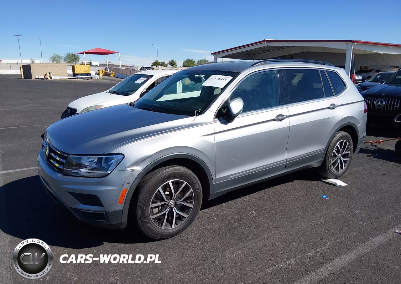 2021 Volkswagen Tiguan Se-Se R-Line Black-Sel VIN:3VV3B7AXXMM076390 - 2