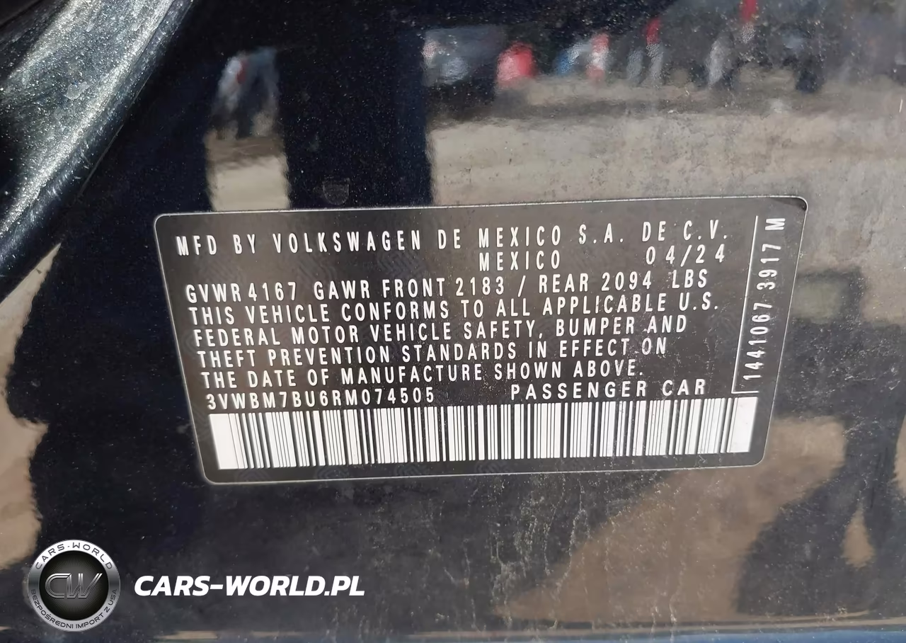 2024 Volkswagen Jetta 1.5T Sport VIN:3VWBM7BU6RM074505 - 9