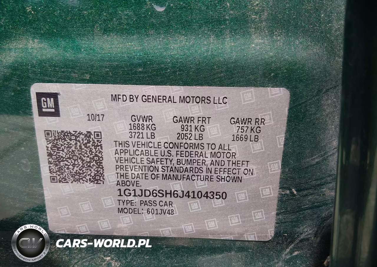 2018 Chevrolet Sonic Lt Auto VIN:1G1JD6SH6J4104350 - 9