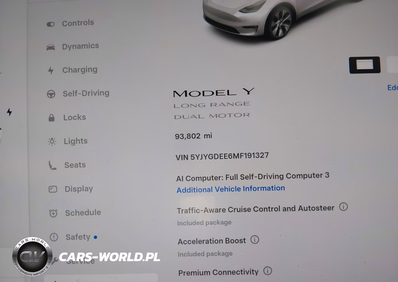 2021 Tesla Model Y Long Range VIN:5YJYGDEE6MF191327 - 14