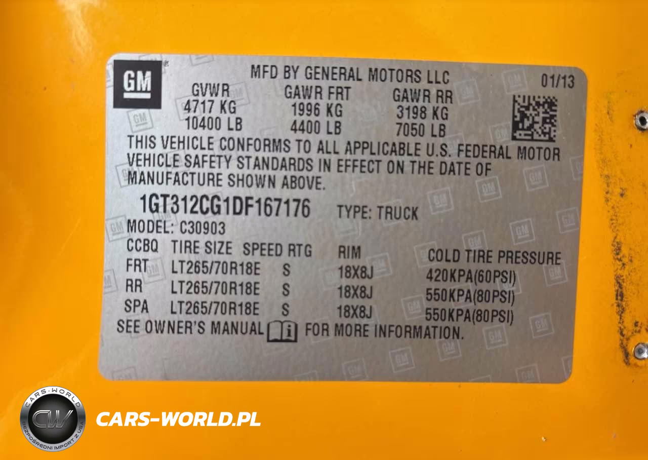 2013 GMC Sierra 3500Hd Work Truck VIN:1GT312CG1DF167176 - 10