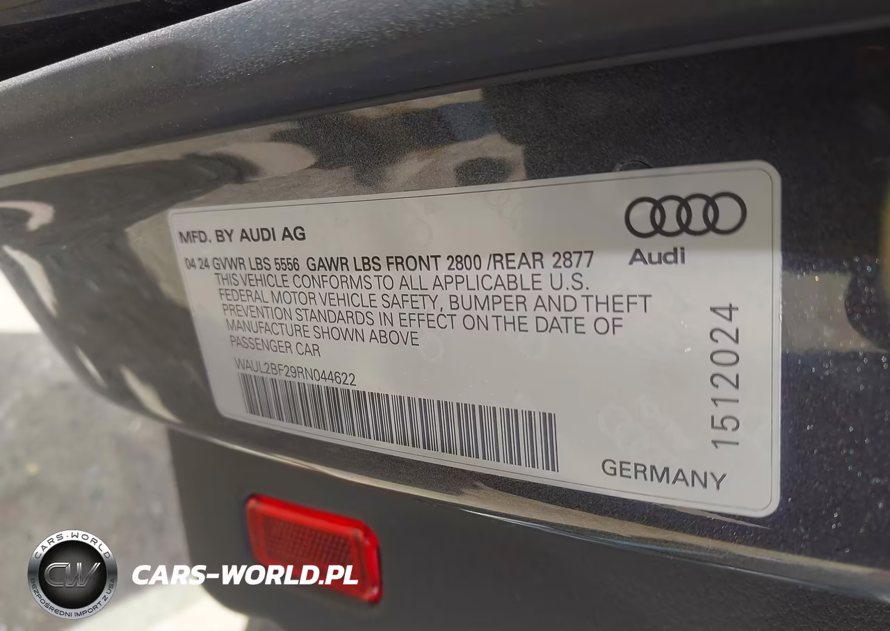 2024 Audi A6 Premium Plus 55 Tfsi Quattro S Tronic VIN:WAUL2BF29RN044622 - 9