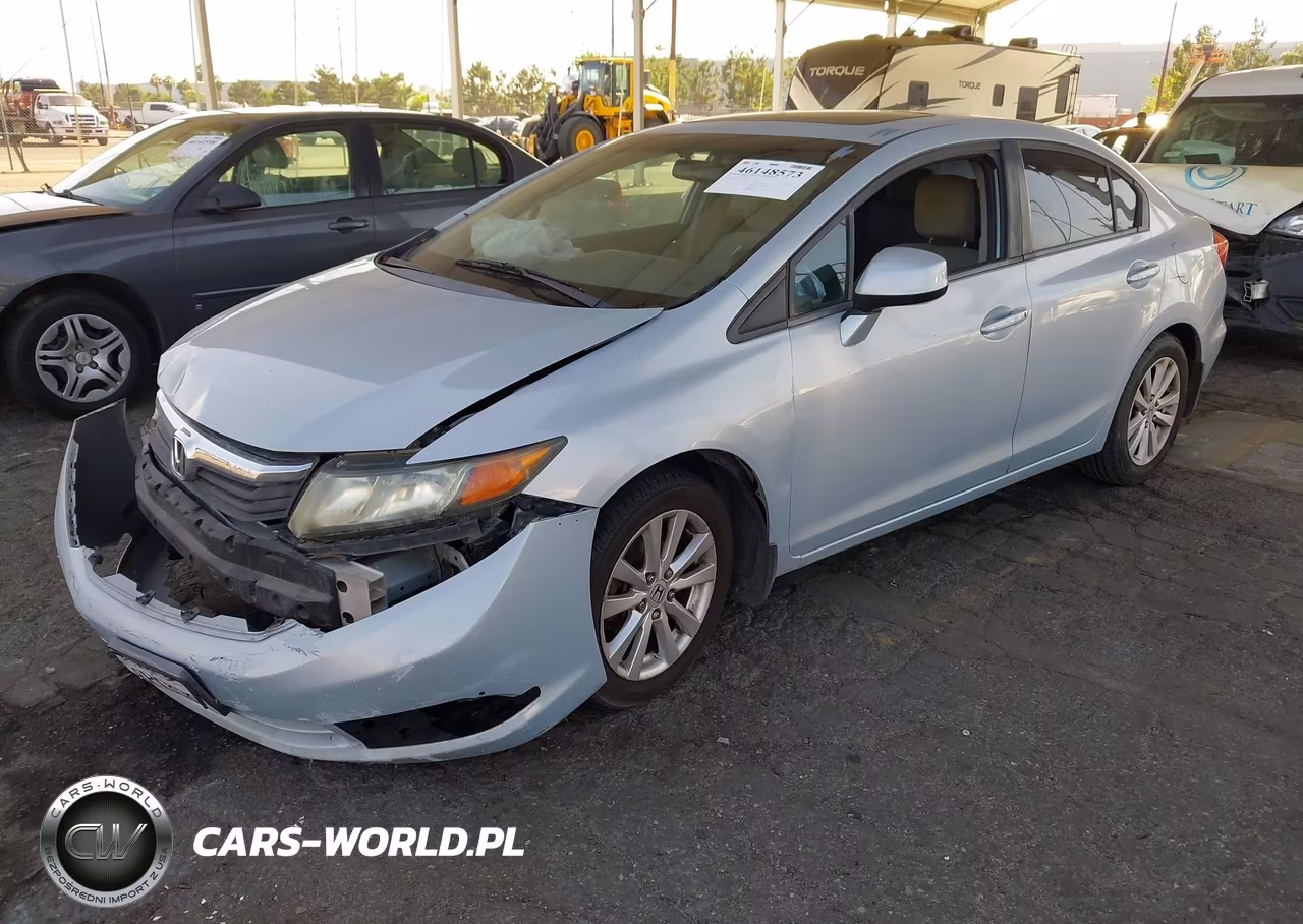 2012 Honda Civic Ex VIN:2HGFB2F88CH507100 - 2