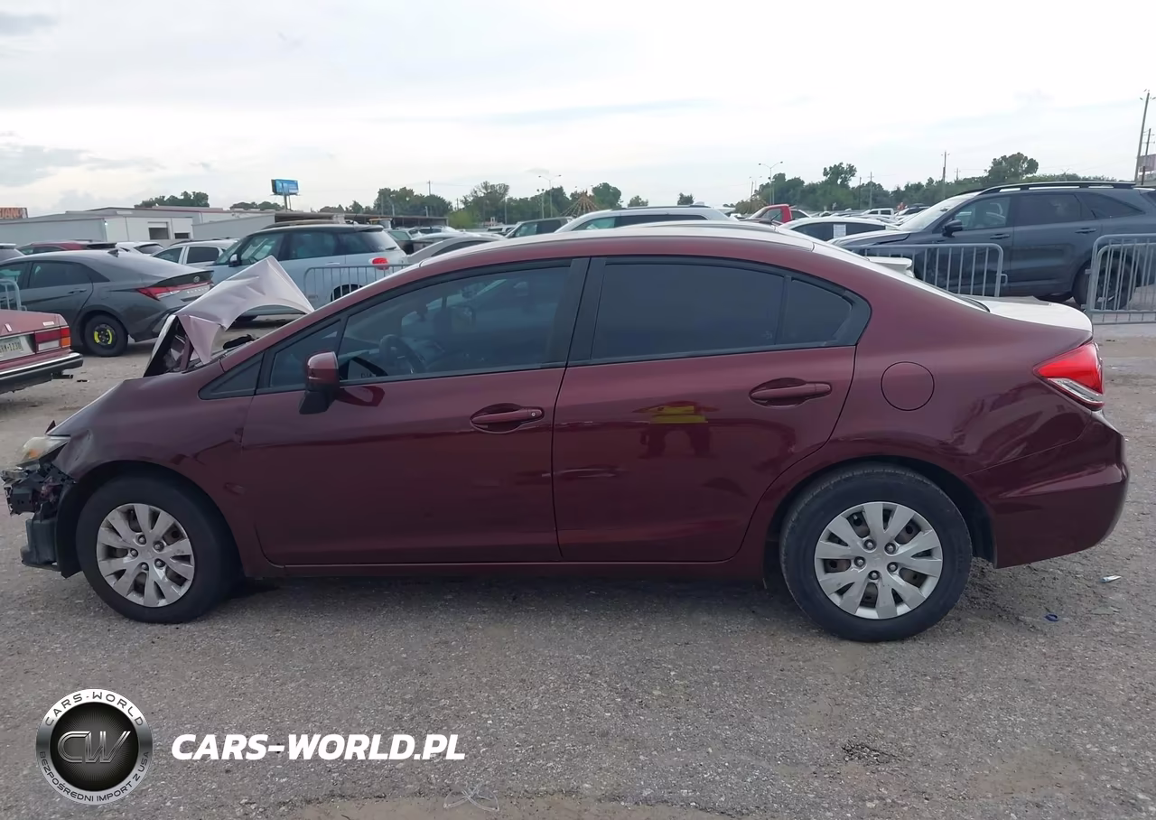 2014 Honda Civic Lx VIN:19XFB2F58EE031837 - 14