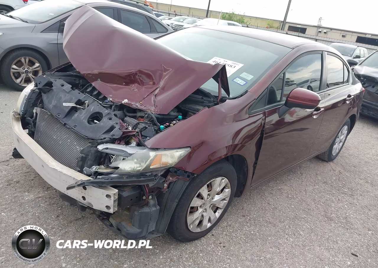 2014 Honda Civic Lx VIN:19XFB2F58EE031837 - 2