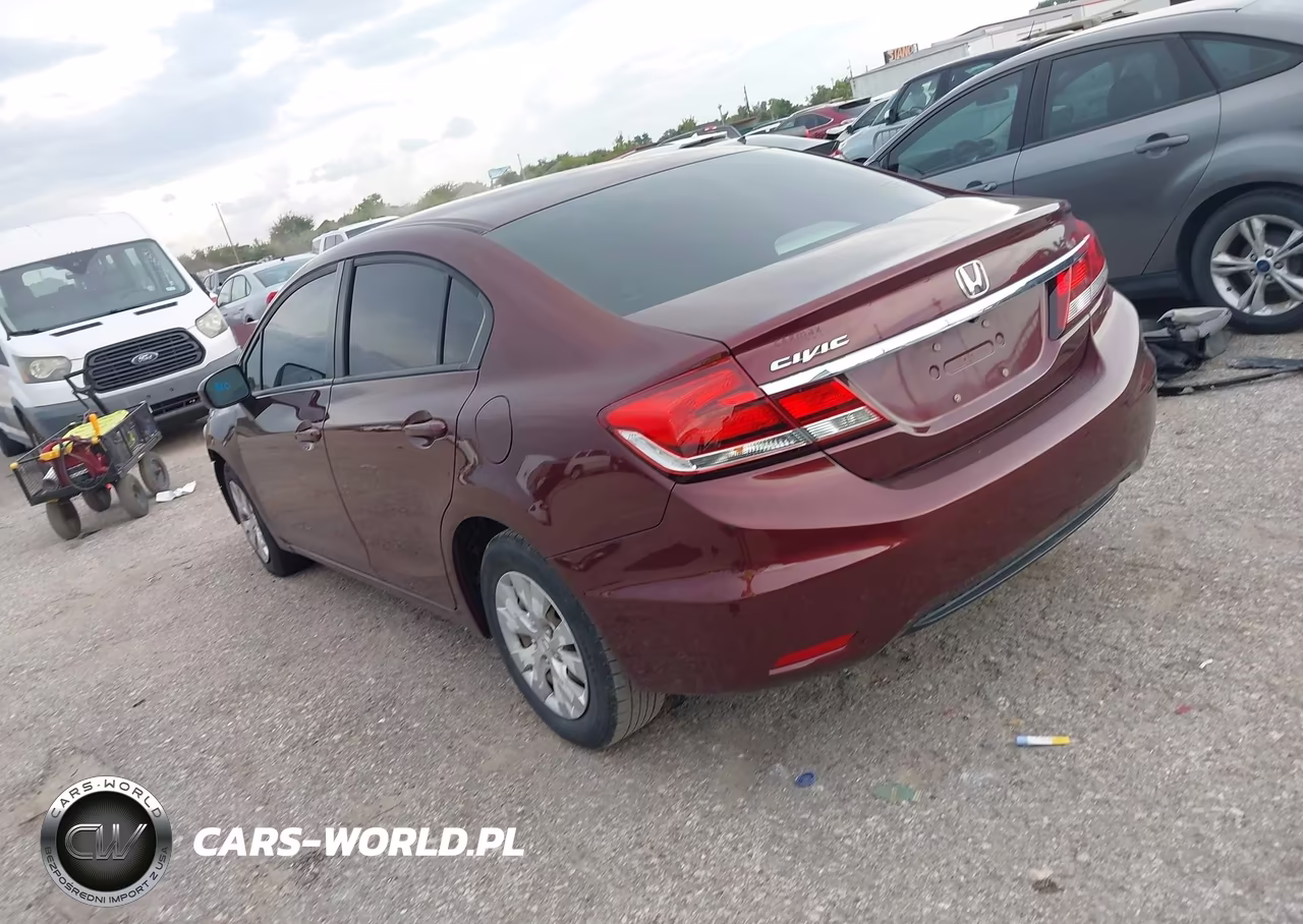 2014 Honda Civic Lx VIN:19XFB2F58EE031837 - 3
