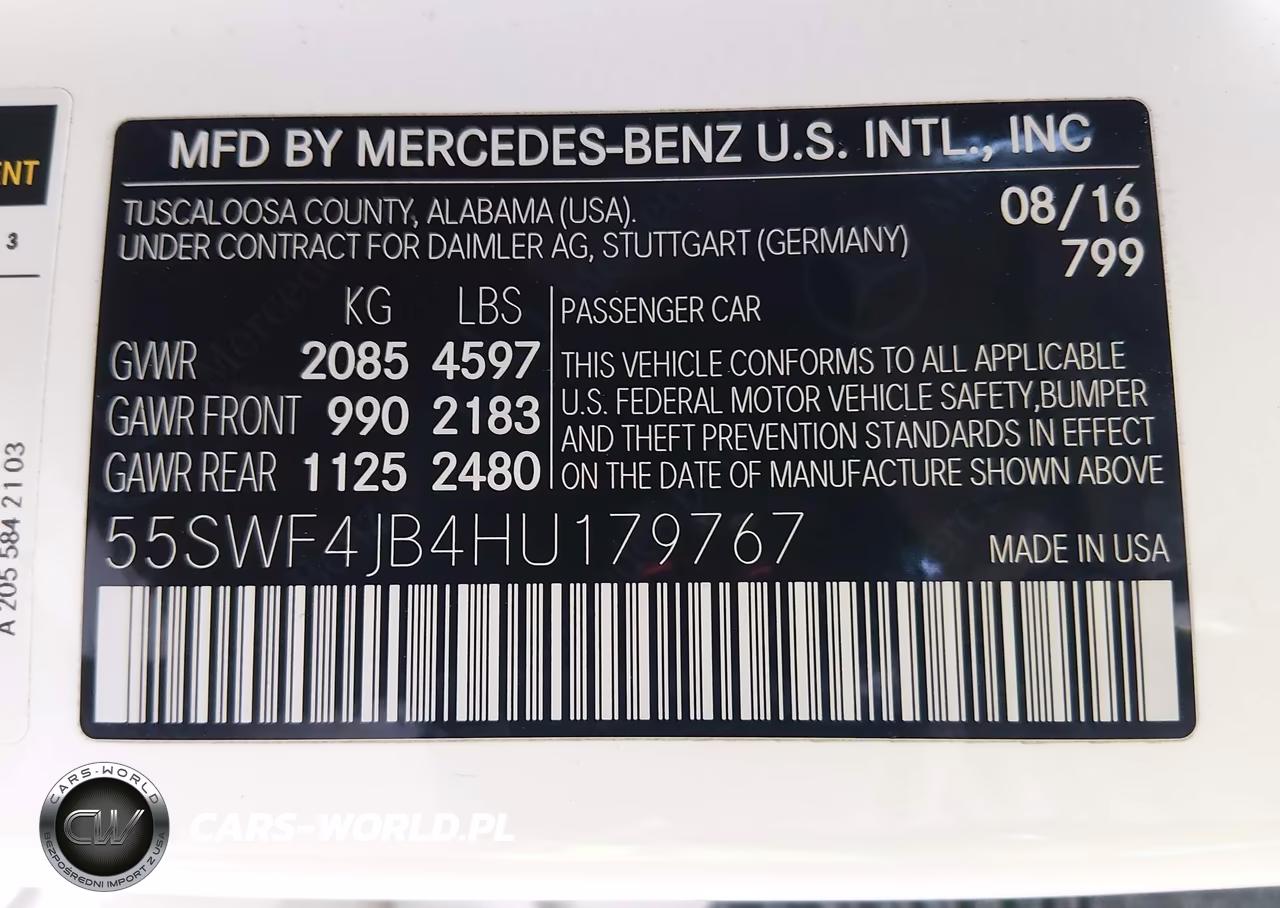 2017 Mercedes-Benz C 300 Sport VIN:55SWF4JB4HU179767 - 9