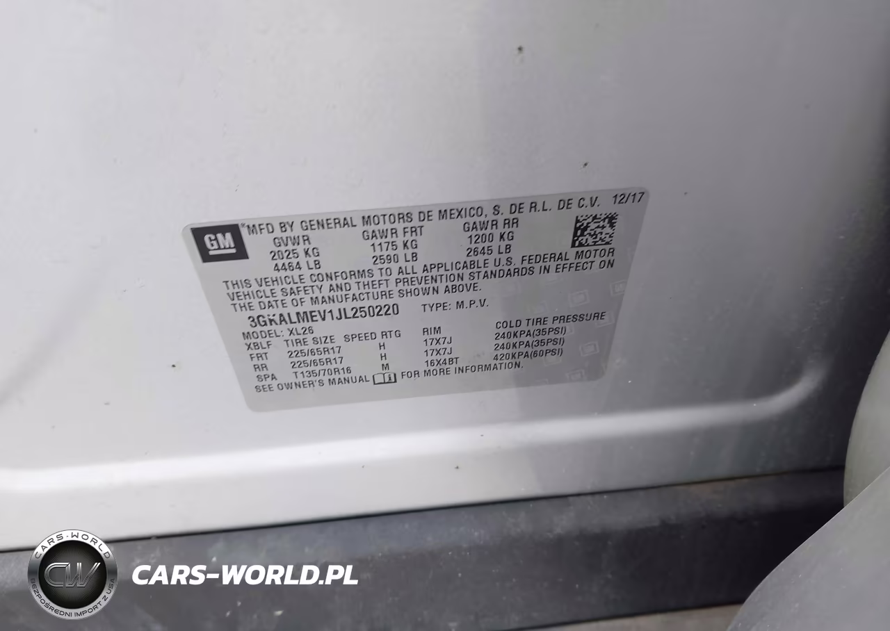 2018 GMC Terrain Sle VIN:3GKALMEV1JL250220 - 9