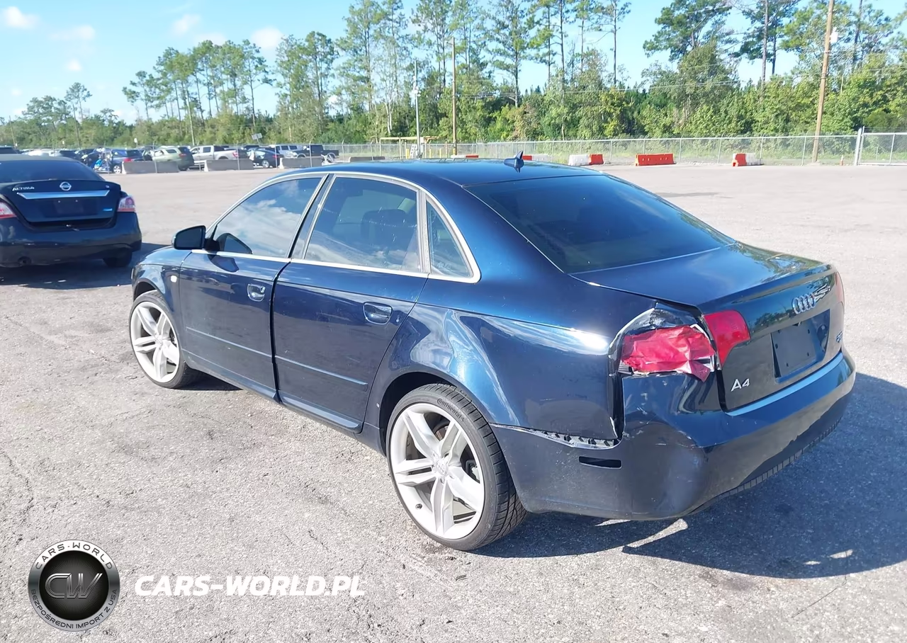 2008 Audi A4 2.0T VIN:WAUDF78E18A071266 - 3
