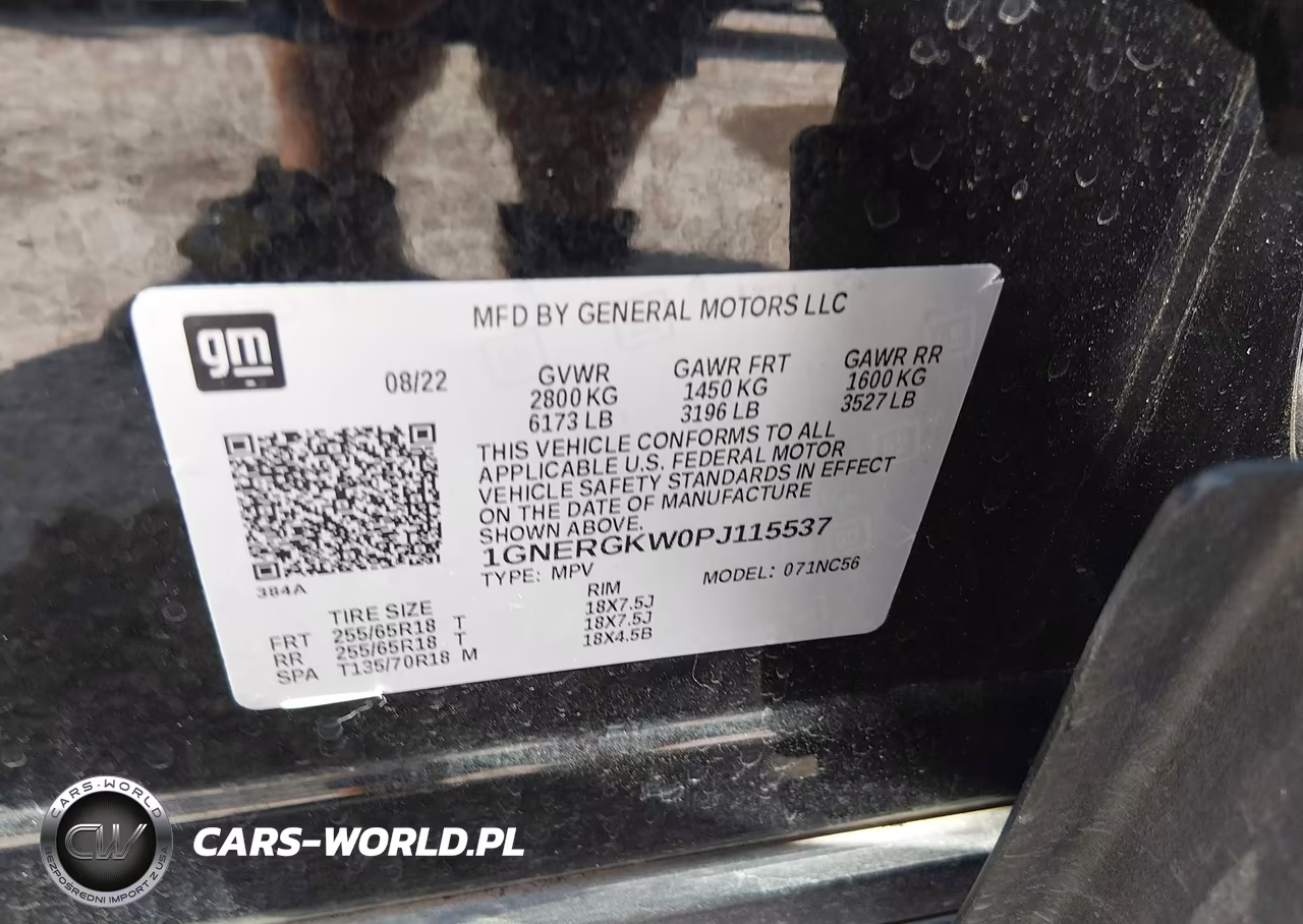 2023 Chevrolet Traverse Fwd Lt Cloth VIN:1GNERGKW0PJ115537 - 9