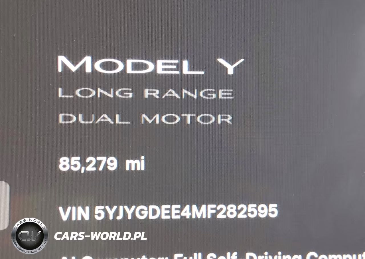 2021 Tesla Model Y Long Range VIN:5YJYGDEE4MF282595 - 7
