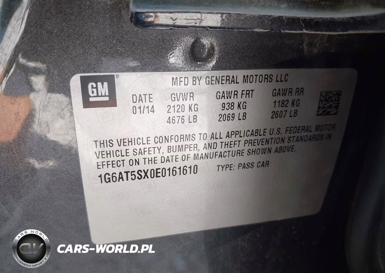 2014 Cadillac Cts Premium VIN:1G6AT5SX0E0161610 - 9