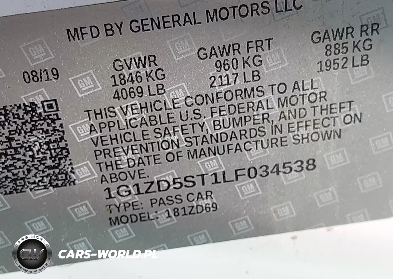 2020 Chevrolet Malibu Fwd Lt VIN:1G1ZD5ST1LF034538 - 9
