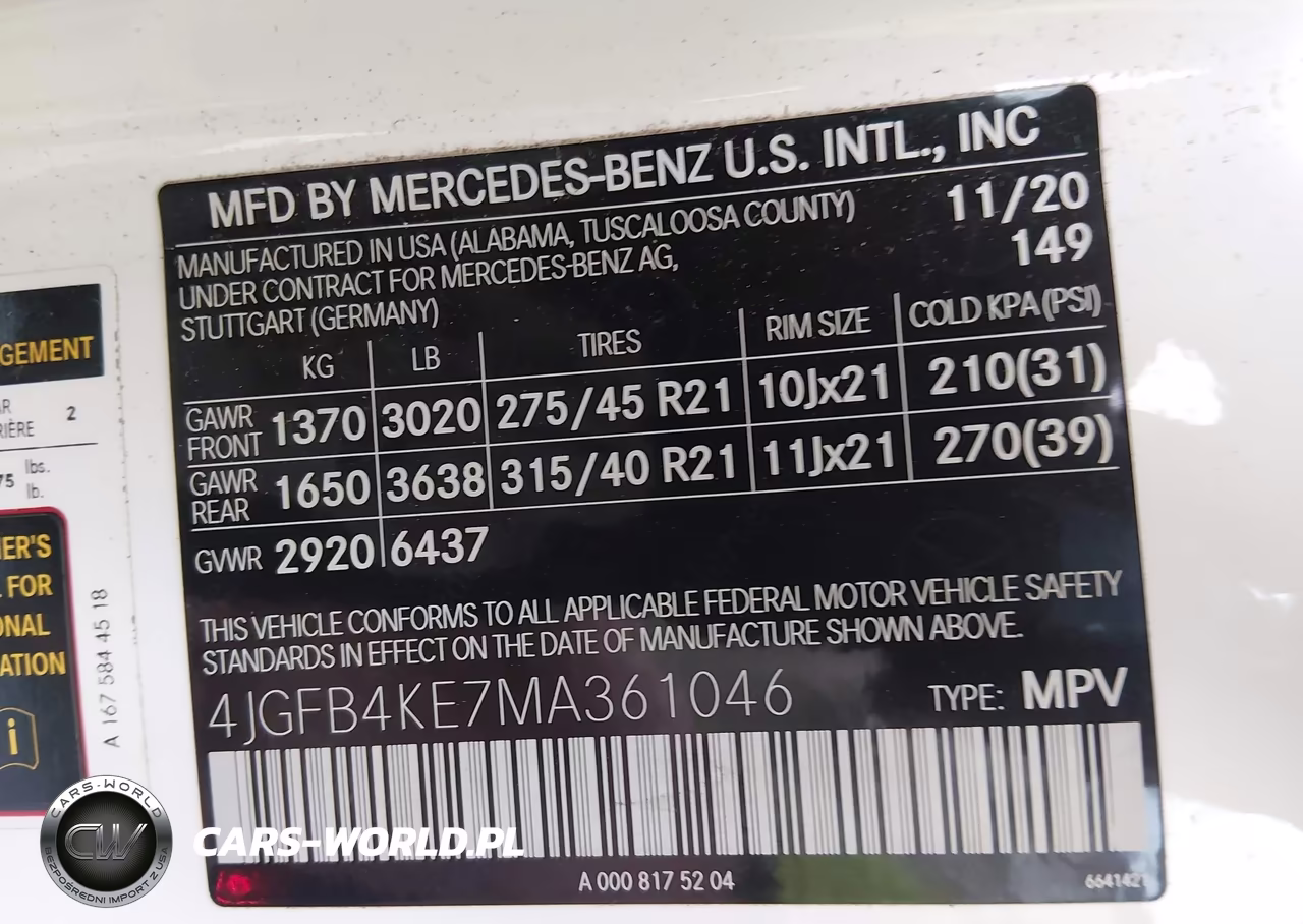 2021 Mercedes-Benz Gle 350 4Matic VIN:4JGFB4KE7MA361046 - 9