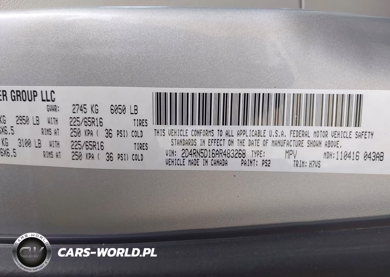 2010 Dodge Grand Caravan Sxt VIN:2D4RN5D16AR483268 - 9